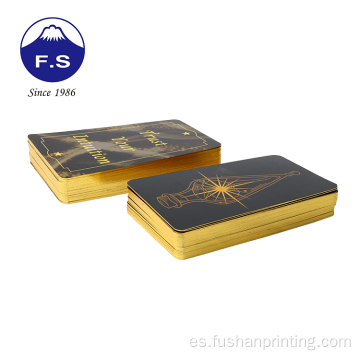 Juego de cartas impreso de juego Golden Edge personalizado